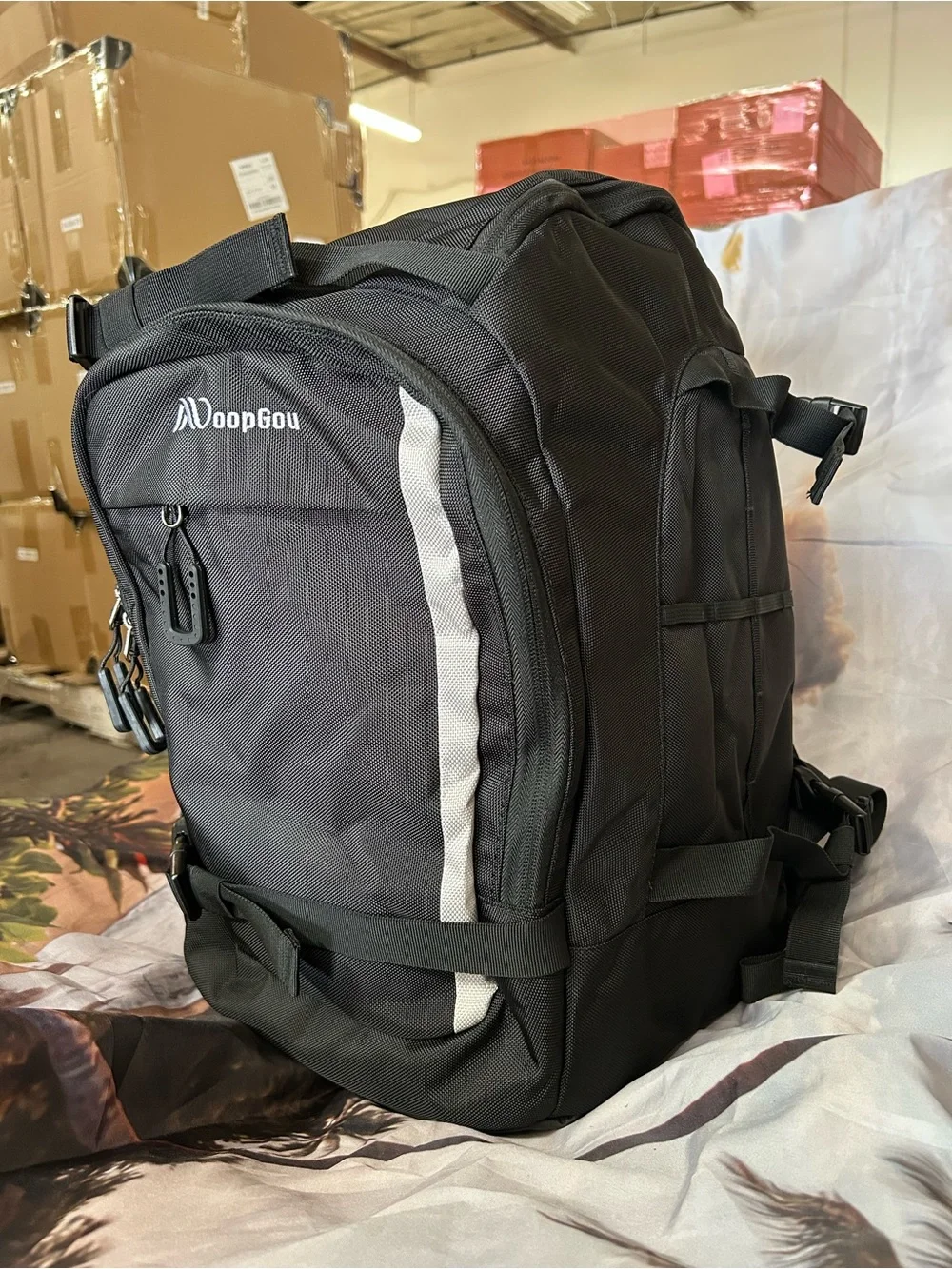 Men's Ski Boot Backpack - Black